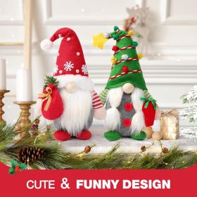 Set of 2 Christmas Gnome Plush Decorations Set of 2 Christmas Gnome Plush Decorations